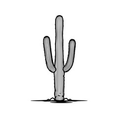 “A serene portrait of a solitary cactus bathed in warm desert light, symbolizing endurance, solitude, and the quiet elegance of nature’s resilience.”