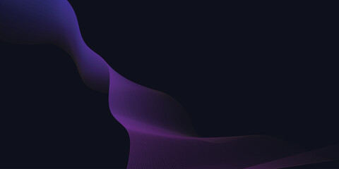 Abstract Liquid Gradient with Smooth Night Tones