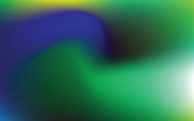 Green and Blue Waveform – Abstract Flowing Design