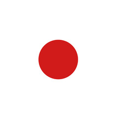 japan national flag vector illustration on transparent background