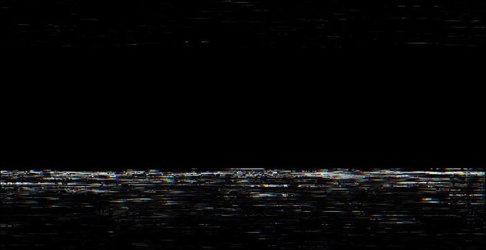 old VHS video static glitch background in 4k resolution