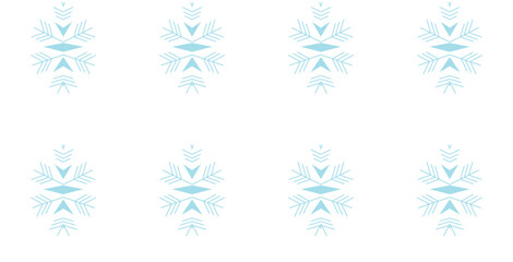 Geometric Snowflake Pattern