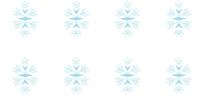Geometric Snowflake Pattern