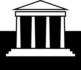 Black and white abstract icon illustration in simple design. simple diseño en negro. Illustrations creative.