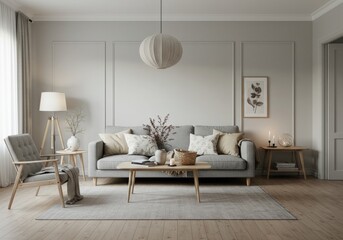 Modern scandinavian interior design