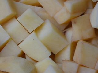Raw food for lunch preparation