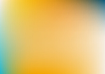 sunny gradient background with soft warm colors. abstract blend of orange yellow turquoise and beige. concept of wellness graphics and summer themed design