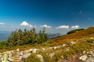 Hiking in the Mala Fatra Mountains, Slovakia.