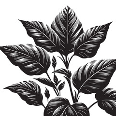 leaf silhouette