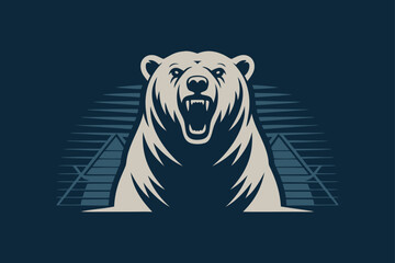 Bear logo symbol vector Art, Icons, and Graphics for Designers