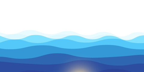 water wavy splash shape, sea waves, landscape water ripple for background, water surface, ocean graphic pattern. illustration eps 10.