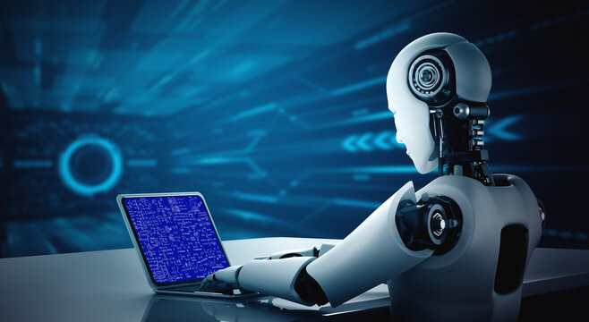 Mathematic equations and modish formula on computer screen showing concept of science and education - Powered by Adobe