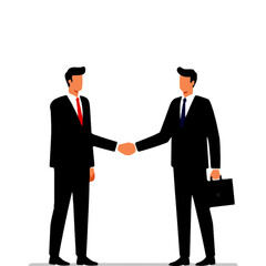 businessmen shaking hands