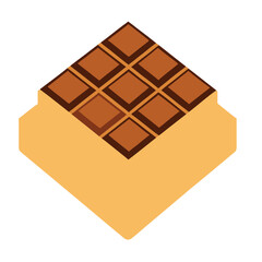 chocolate bar vector illustration