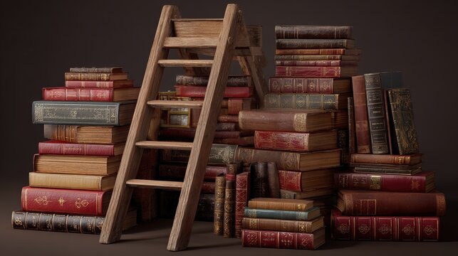 Books and Ladder To Success
