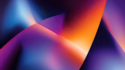 Intersecting vibrant hues create a dynamic abstract design.