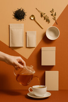 Infusi&oacute;n de T&eacute; - Mockup