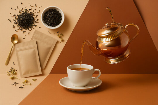 Infusi&oacute;n de T&eacute; - Mockup