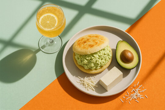 Comida Venezolana - Arepa Pepiada