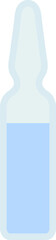 Glass Ampoule Icon. Medical Ampoule. Vector illustration.