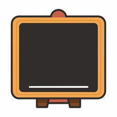 blackboard with chalk