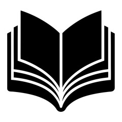 open book vector illustration