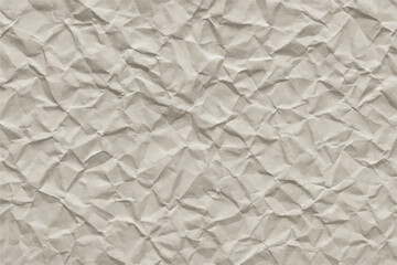 Seamless crumpled paper texture in beige tones, perfect for backgrounds, vintage design, or grunge effects in creative projects.