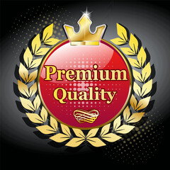 Round sign Premium quality vector image