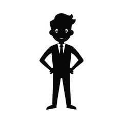 businessman cartoon character