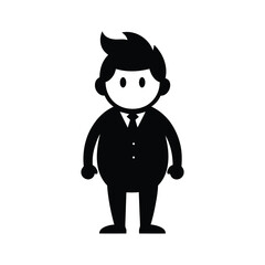 businessman cartoon character