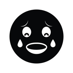 smiley face with a smile