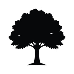 vector tree silhouette
