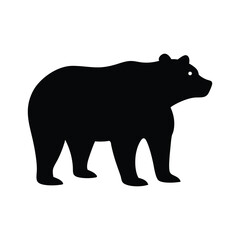silhouette of bear
