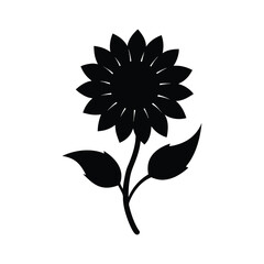 vector illustration of a sunflower