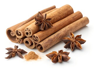 packed bundle cinnamon and anise for hot specie 
