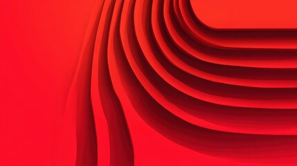 Abstract red vector background with stripes. Design template for brochures, flyers, magazine, no logos, no brands