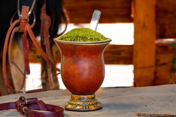 The most beautiful traditional yerba mate chimarrão in the world