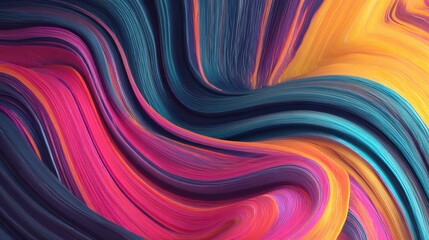 Colorful abstract background with swirling and flowing shapes