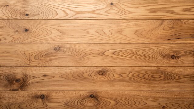 Horizontal wooden planks with visible grain and knot details view