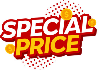 Special Price Promo Label Design