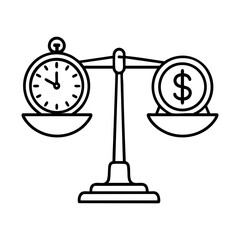 time vs money vector