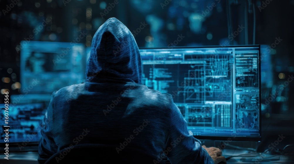 Poster security engineer conducting a thorough analysis to identify information security vulnerabilities wi