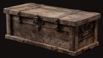 old wooden box