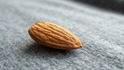 almonds on a wooden background