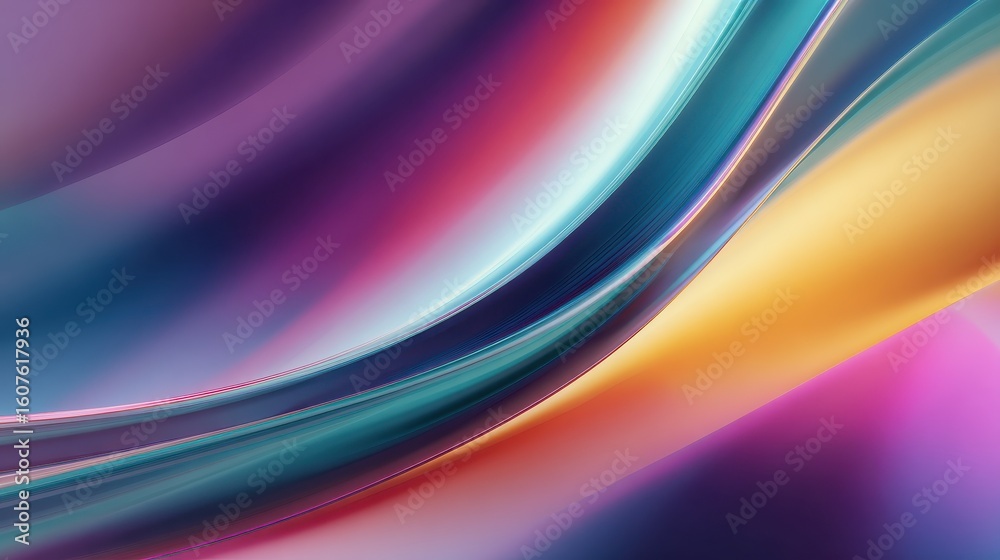Poster abstract design featuring smooth flowing colors creating a dynamic and modern visual experience for 