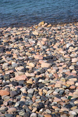 Landscape, beach and sea, Marina di Cardedu, Ogliastra. Sardinia, Italy