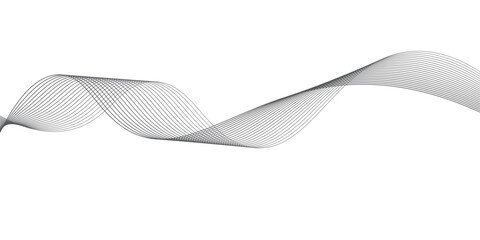 White ribbon wave pattern design vector illustration on a light backdrop with a subtle gradient