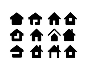 house icons set