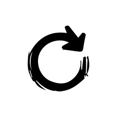 black grunge arrow brush.grunge arrow paint vector.