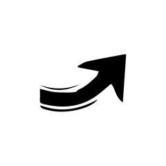 black grunge arrow brush.grunge arrow paint vector.